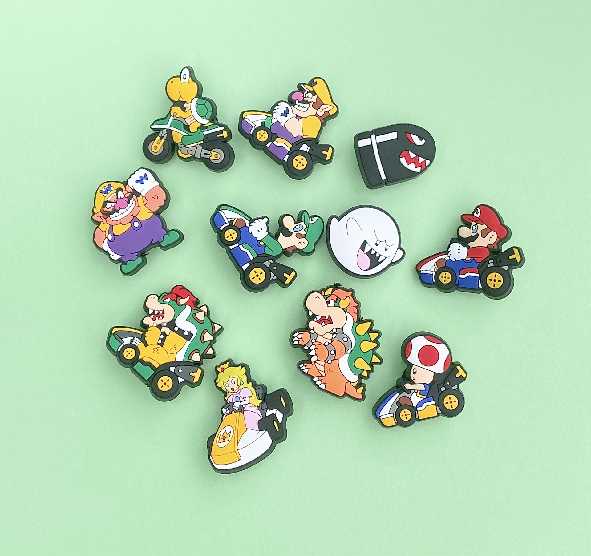 Mario croc charms - Individual or lots of 4 or 8