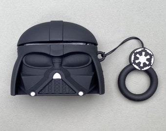 Darth Vader Inspired AirPod Case | Stylish AirPodCase | Wireless Charge Compatible Case | AirPod Pro, Airpod 1/2 |