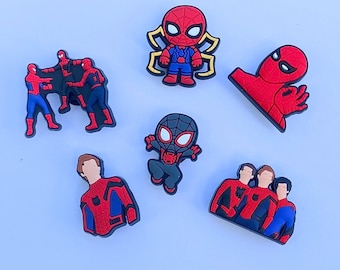 Adornos para zapatos de Spiderman - Adornos para zapatos de héroe - Accesorios para zapatos