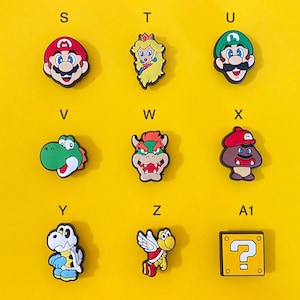 Super Mario Shoe Charms /Luigi and Princess Peach Shoe Charms / Shoe Charms for kids and adults/Shoe Accessories image 4