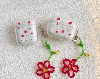 Cute Mini Flower Inspired AirPod Case | Stylish AirPodCase | Wireless Charge Compatible Case | AirPod Pro, AirPod 1 & 2 |
