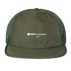 Corduroy Fishing Hat - On The Fly (Black font)