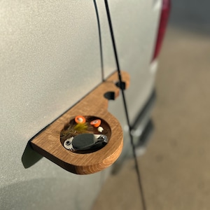 Einzigartige handgemachte magnetische Hartholz Rute Halter mit Tablett | Einzigartiges Geschenk; Geschenk für Ihn; Fliegenfischen; Herren Geschenk; Angeln Geschenk