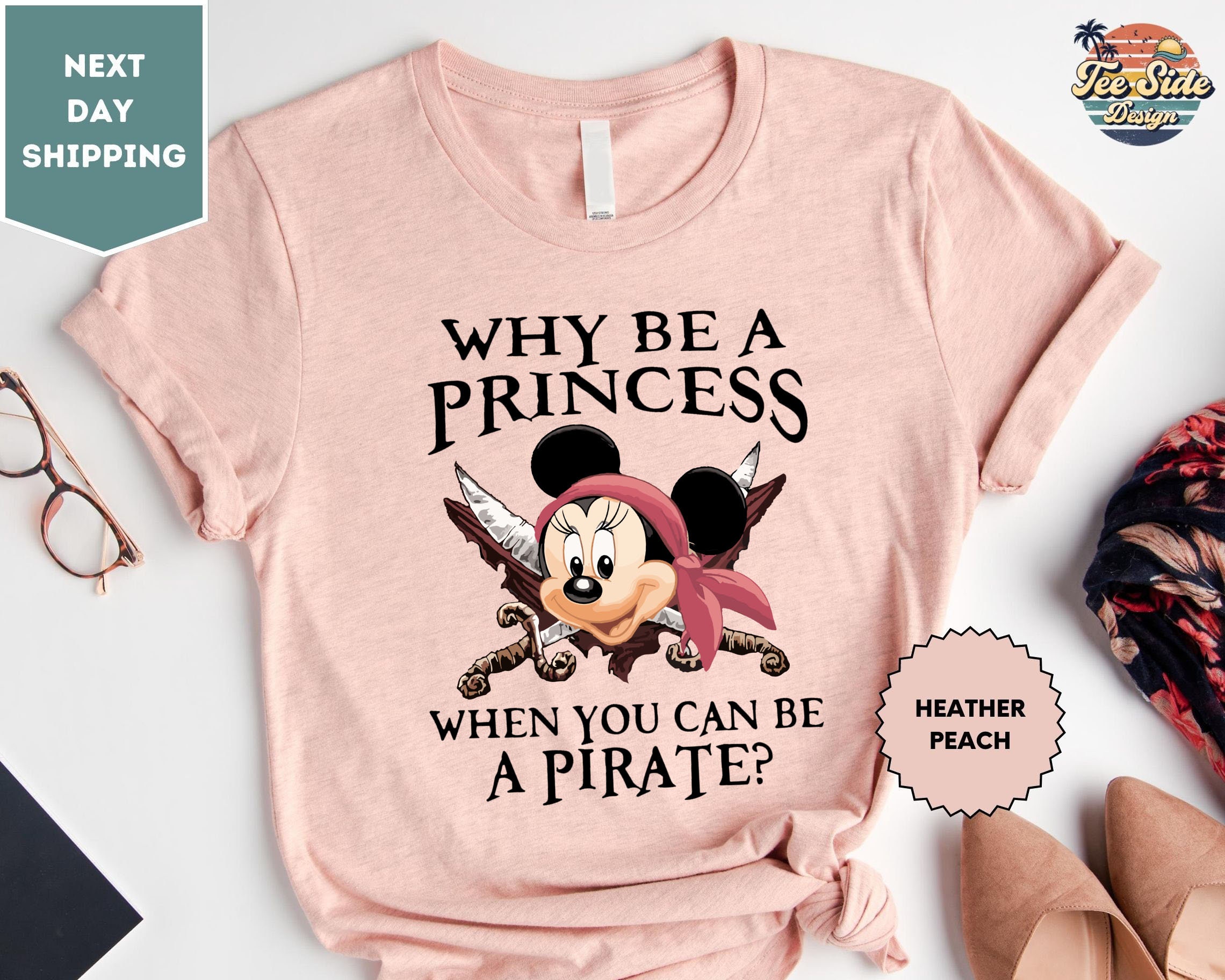 Why Be A Princess When You Can Be A Pirate Shirt Why Be A Princess When You Can Be A Pirate Shirt