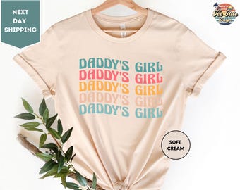 Daddy's Girl Baby Onesies Shirt, Retro Daddy's Girl Romper, Daddy Daughter Onesies, Father's Day, Daddys Girl Outfit