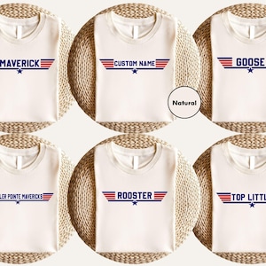 Maverick Goose Viper Shirt, Custom Name Shirt, Grunge Effect Shirt, Custom Logo Shirt