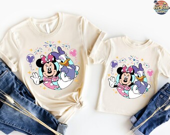 Camiseta de Minnie y Daisy, Mejores amigas de Disney, Viaje de chicas a WDW, Camiseta de mejores amigas de Disney, Camiseta de chicas de Disney