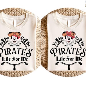 Een piratenleven voor mij 2026 shirt, T-shirt met piratenthema, Piratenfamilie shirt, Disney Cruise shirt, Disney piraten shirt