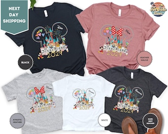 Disneyland Shirt, Disney Family Vacation Shirts, Matching Tee, 2024 Disneyland Trip, Custom Name Disney Tee