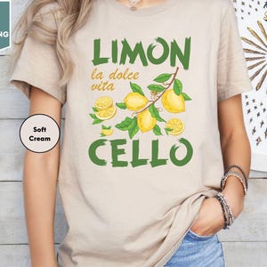 Retro Limoncello La Dolce Vita Tee, Lemon Shirt, Italy T-shirt, Coastal Granddaughter Aesthetic Amalfi Coast, Summer Shirt