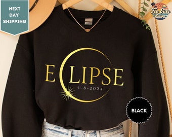 Total Solar Eclipse 2024 Sweatshirt, April 8th 2024 Sweat, Solar Eclipse 2024, Eclipse Event 2024 Shirt, Celestial Shirt