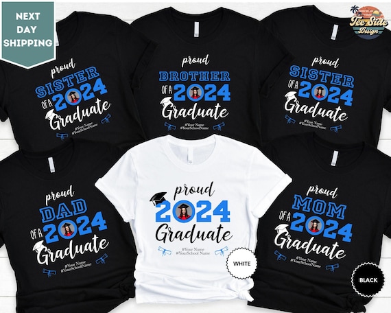 Custom Senior Shirt, Custom Graduation Shirt, Class of 2025 Family Graduation Shirt, Proud Family Shirt