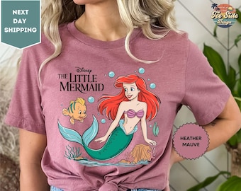 The Little Mermaid Shirt, Disney T-shirt, Women's Little Mermaid Ariel Shirt, Ariel Mermaid Shirt, Disney Ariel Shirt