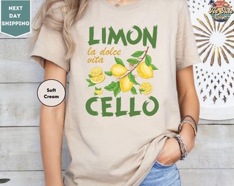 Retro Limoncello La Dolce Vita Tee, Lemon Shirt, Italy T-shirt, Coastal Granddaughter Aesthetic Amalfi Coast, Summer Shirt