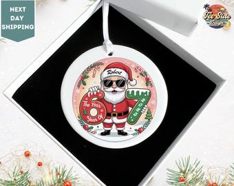 The Year of Six Seven 2025 Christmas Ornament, 67 Ornament, Funny Number Meme Ornament, 6 7 Christmas Tree Decor