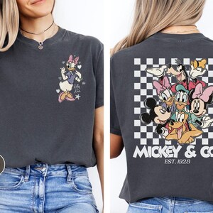 Custom Retro Mickey & Co 1928 Shirt, Disneyland Tee, Daisy Donald Goofy, Mickey And Friends Family Shirt, Disney Gift image 3