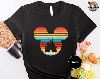 Sunset Mickey Shirt, Magic Kingdom Shirt, Matching Family Travel Shirt, Disneyland, Disneyworld, Minnie Mouse Tees