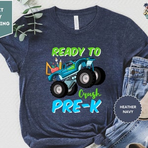 Boys Pre K First Day of School Shirt, Pre K Shirt For Boys, Ready To Crush, First Day of School, Peace Out Pre K Tee