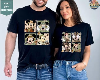Vintage Disney Animal Kingdom shirt, Mickey and Friends Disney Safari, Lion King Safari Trip Shirt, Matching Safari Mode