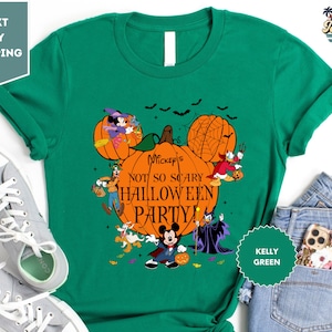 Mickey&#39;s Not So Scary Halloween Party Shirt, Disneyland Shirt, Halloween Shirt, Disney Characters Shirt, Disney Vacation Shirt