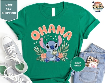 Ohana Shirt, Stitch Shirt, Disney Shirt, Lilo And Stitch Shirt, Ohana Means Family Shirt, Hawaii Shirt, Disneyworld Tee