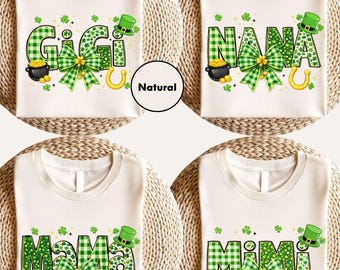 St Patricks Day Mama Shirt, St Patty's Day Mama Mini, Grandma Shirt, Mama Patricks Shirt, Gigi Patricks Day Tee, Family Matching Tee
