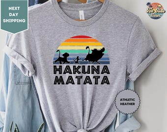 Hakuna Matata Shirt, Animal Kingdom Shirt, Animal Kingdom Hakuna Matata, Retro Hakuna Matata, Disney Animal Kingdom, Family Vacation Shirt