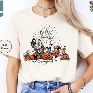Vintage Disney Halloween Pumpkin Shirt, Mickey Mouse Halloween Shirt, Autumn Disney Trip Shirt, Spooky Season Cute Fall Tee