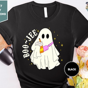 Boo-Jee Ghost T-Shirt, Cute Ghost Tee, Halloween Ghost Tee, Funny Boo-Jee Shirt, Halloween Boo-Jee T-Shirt