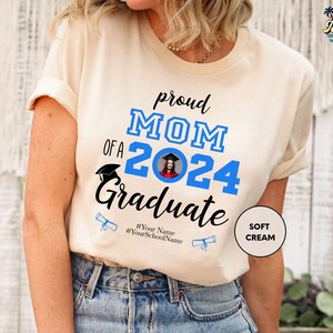Custom Senior Shirt, Custom Graduation Shirt, Class of 2025 Family Graduation Shirt, Proud Family Shirt immagine 2