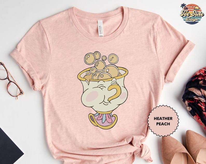 Chip Shirt, Beauty and The Beast Shirt, Disneyland Shirts, Disney Shirt, Disneyland Shirt, Disney World Shirt T-shirt image 2