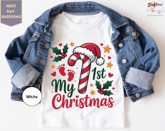 My 1st Christmas Shirt, Cute Christmas Shirt, My First Christmas Shirt, Christmas Shirt, Baby's 1st Christmas Shirt