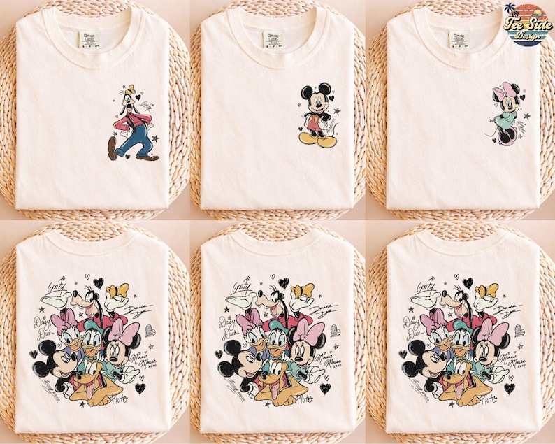 Custom Retro Mickey & Co 1928 Shirt, Disneyland Tee, Daisy Donald Goofy, Mickey And Friends Family Shirt, Disney Gift image 2