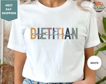 Registered Dietitian Shirt, Registered Dietitian Retro Shirt, RD Therapist Shirt, Gift For Therapist, Rd Empowerment Tee, Dietitian Tee