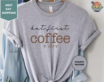 But First Coffee Shirt for Reading Teachers, Teacher Coffee Shirt, Reading Interventionist Tee, Literacy Specialist