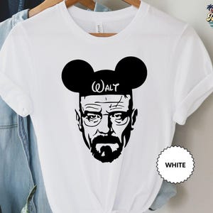 Walt Disney Shirt, Walter White Heisenberg Shirt, Disney Shirts, Walt White T-shirt, Walter White Shirt, Walt Breaking Bad Shirt image 3