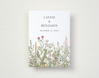 Custom Wildflower Seed Packet Wedding Favor: Sealed with Seeds