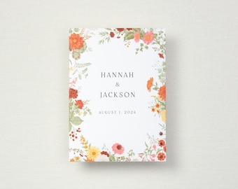 Custom Wildflower Seed Packet Wedding Favors: Seeds Included