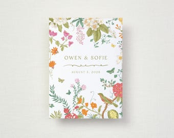 Personalized Wildflower Seed Packet Wedding Favors