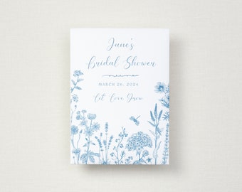 Bridal Shower Favor | Custom Garden Shower | Personalized Seed Packet | Wildflower Seed Favors | Floral Favor | Custom Bridal Shower Gifts