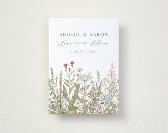 Custom Wildflower Seed Wedding Favors: Love Is In Bloom