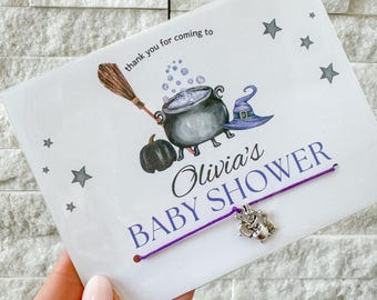 Ein Baby braut Babyparty-Gastgeschenke, Wunscharmband für ein Baby braut Halloween-Babyparty
