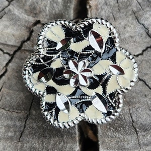 Enamel Sterling Silver Ring