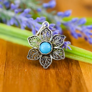 Vintage Sterling Silver Filigree Necklace