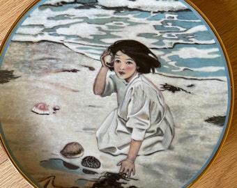 Vintage Garden of Verses Collectors Plates by Jessie Willcox Smith