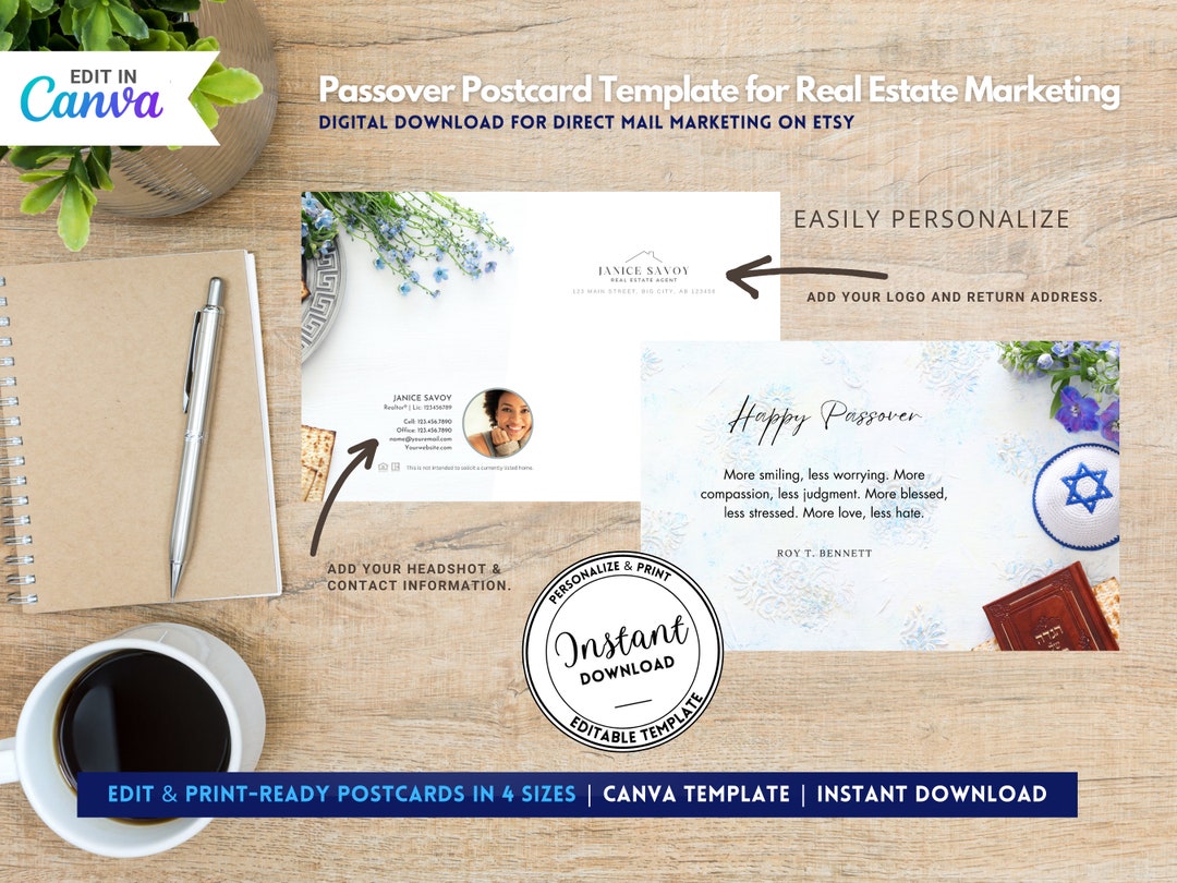 Real Estate Mailers for Passover Easy Direct Mail Marketing for
