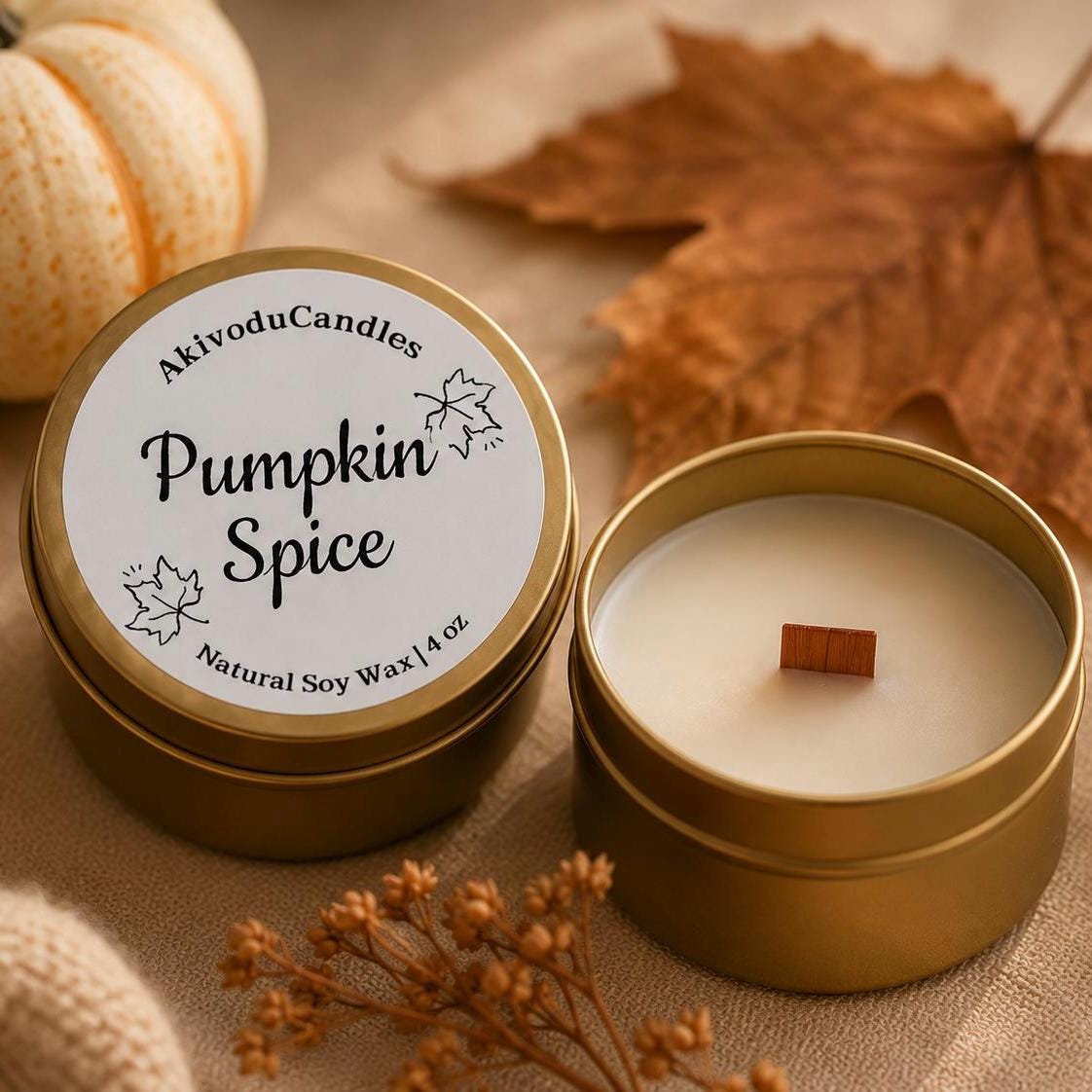 Pumpkin Spice Soy Candle