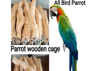 Bird Perches / Parrot Perches / LIANA Wood / parrot stand