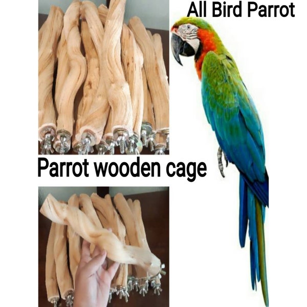 Perchoirs pour oiseaux / Perchoirs pour perroquets / LIANA Wood / Support pour perroquet