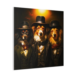 PAWS & PANACHE  -  Matte Canvas Print